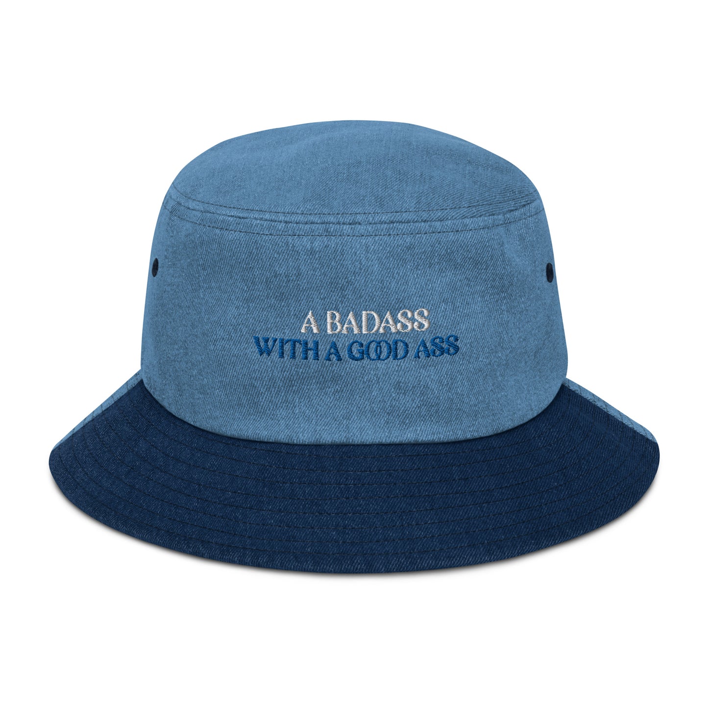 [Customizable] Denim bucket hat