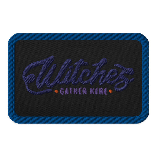 [Customizable] Embroidered patches -Royal Outline