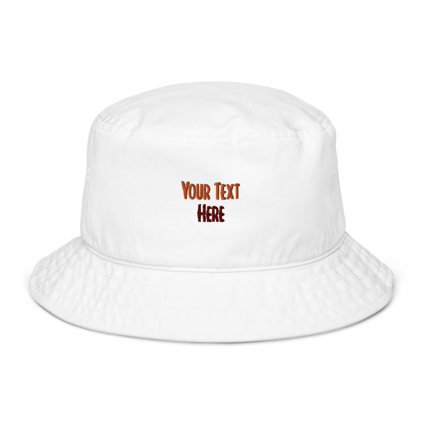 [Customizable] Organic bucket hat