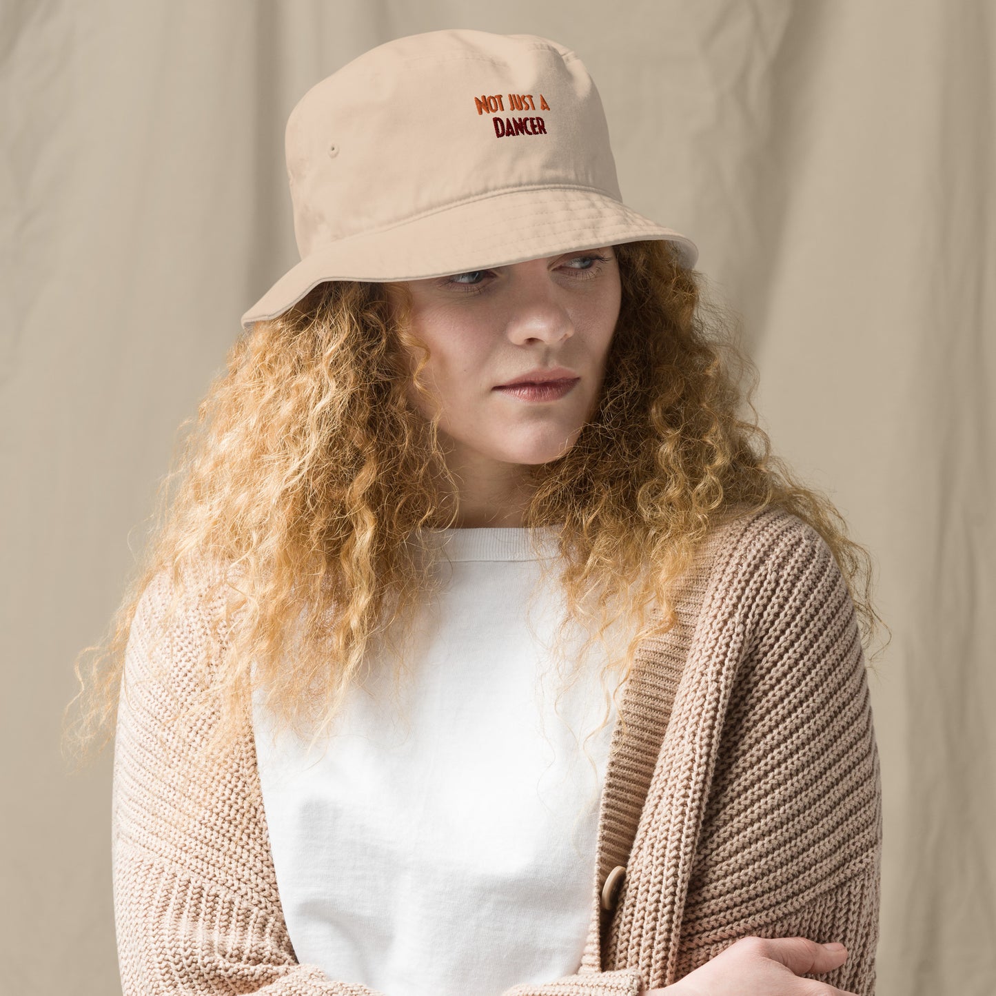 "Not just a Dancer" Organic bucket hat