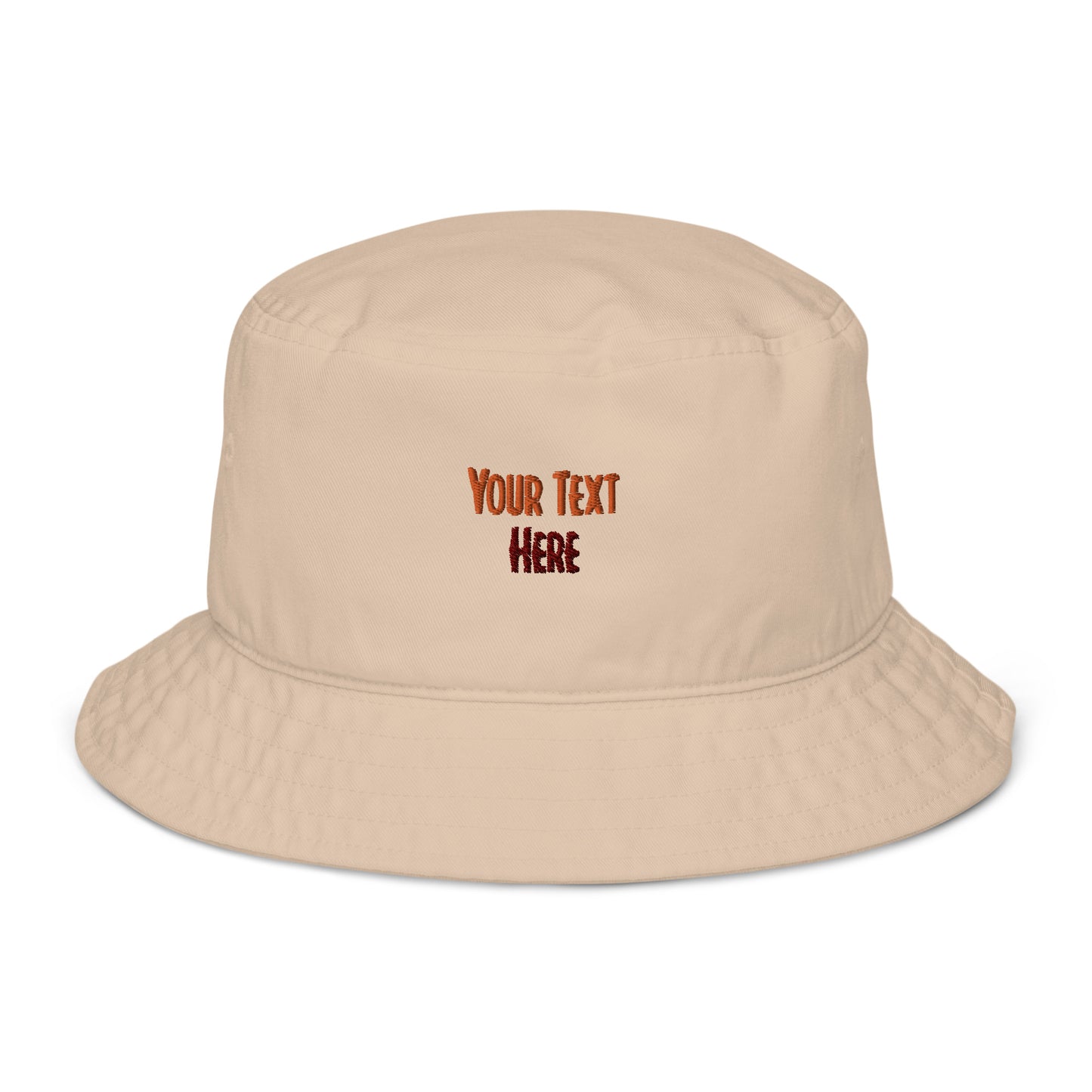 [Customizable] Organic bucket hat