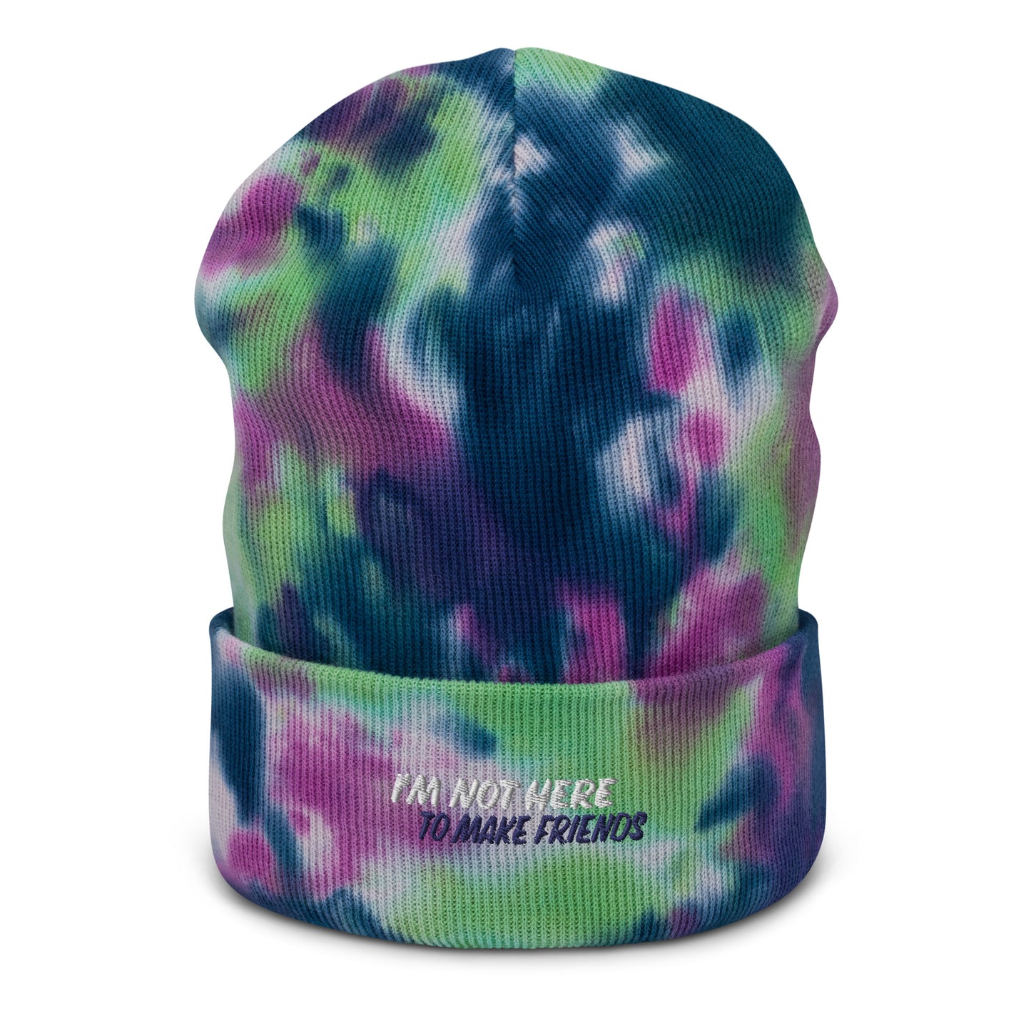 [Customizable] Text Tie-dye beanie