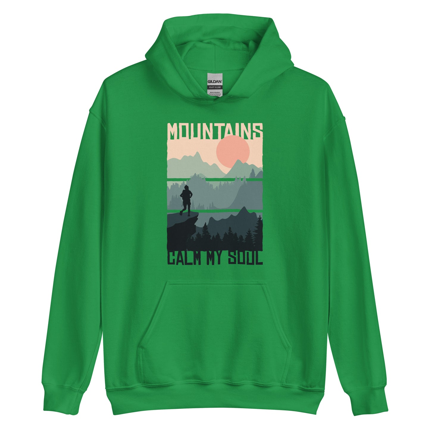 "Mountains calm my soul" Unisex Hoodie