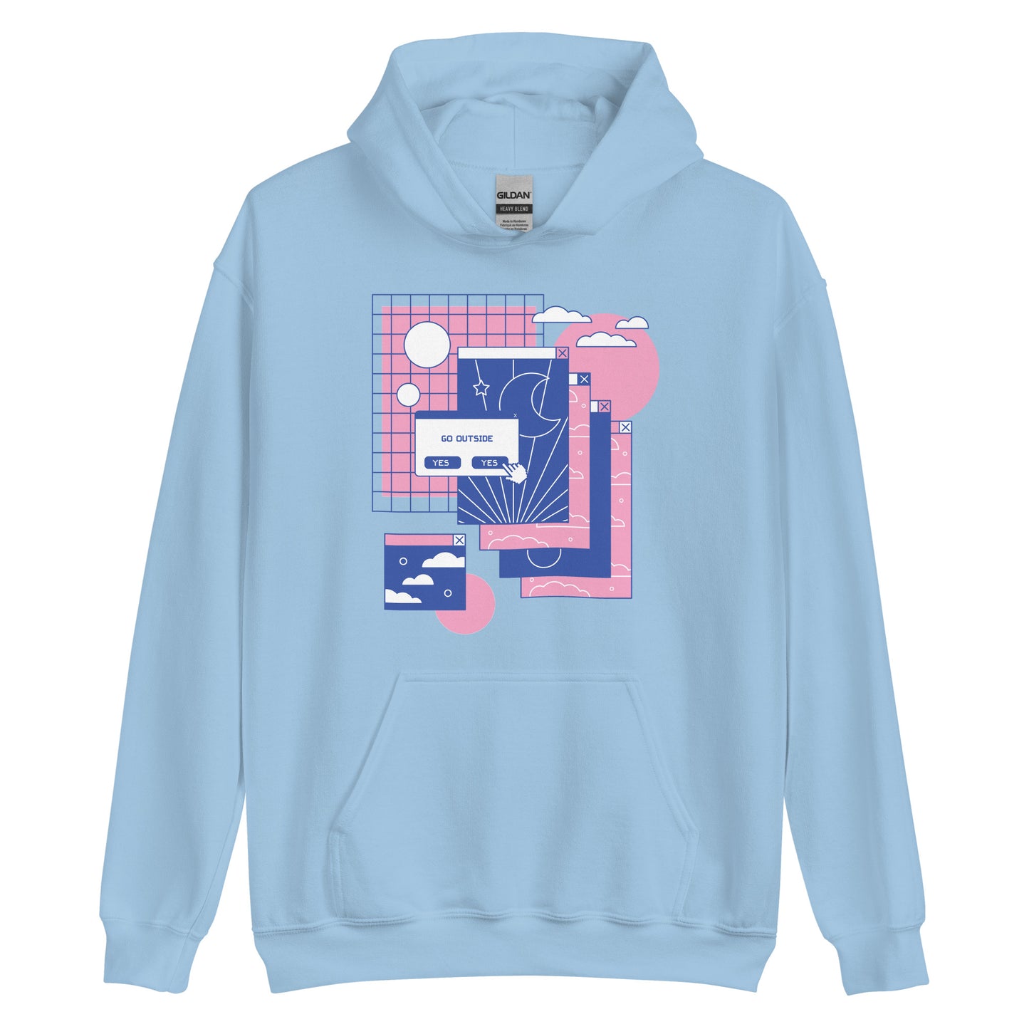 "Go Outside? Yes or Yes. "Unisex Hoodie