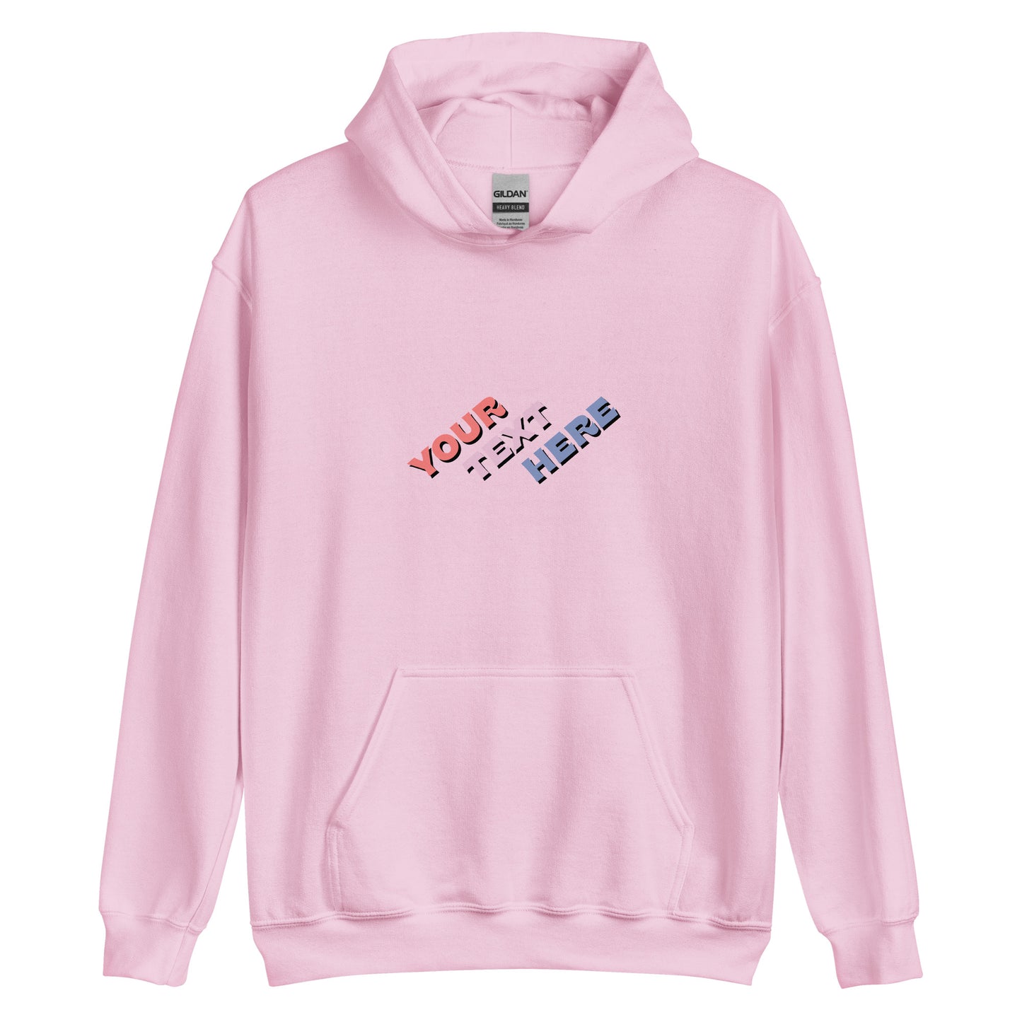 [Customizable text] Unisex hoodie - DTG Printing