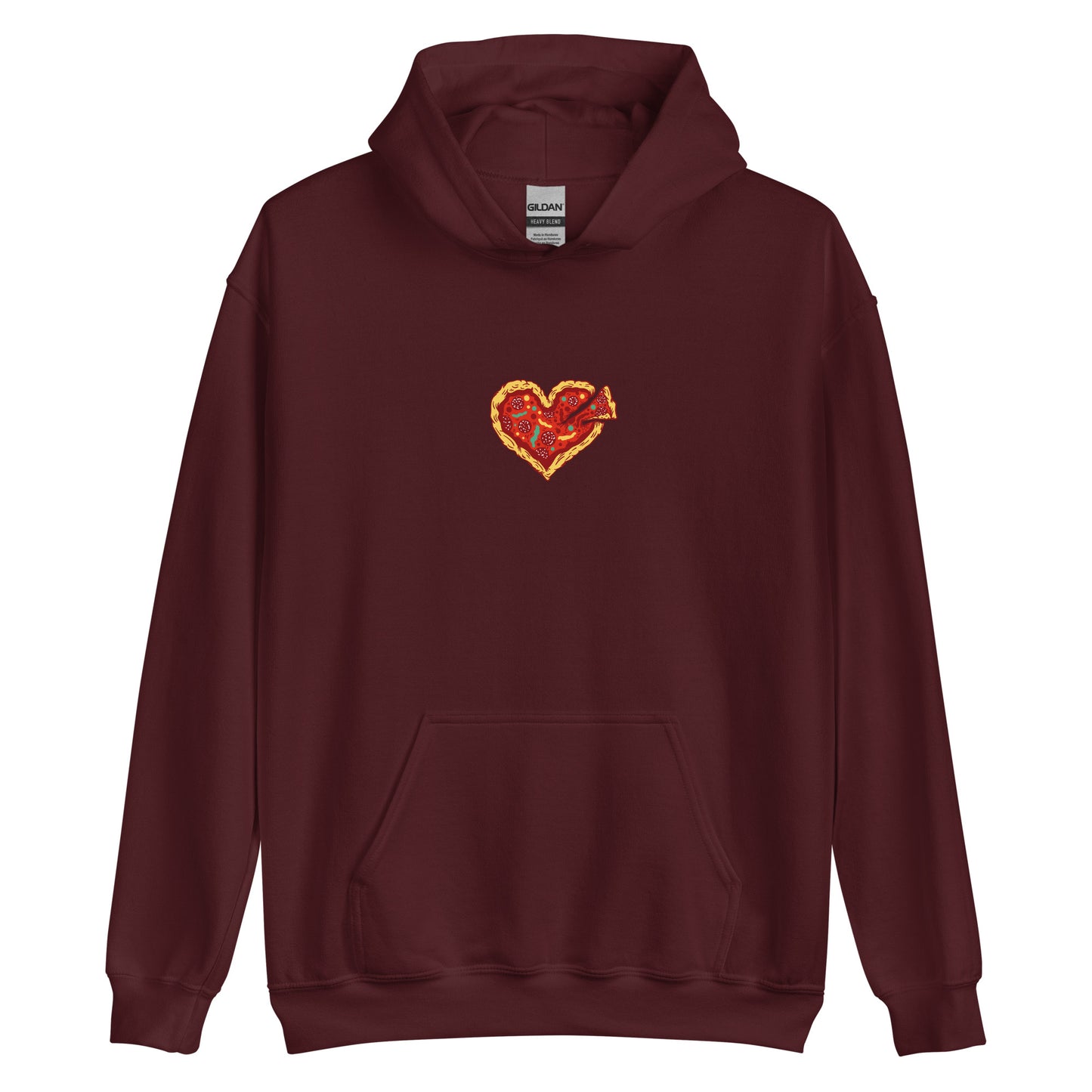 Pizza-heart Unisex Hoodie