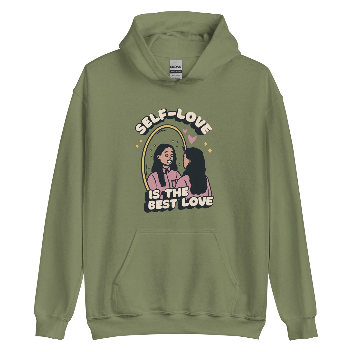 "Self-love is the best love" Unisex Hoodie