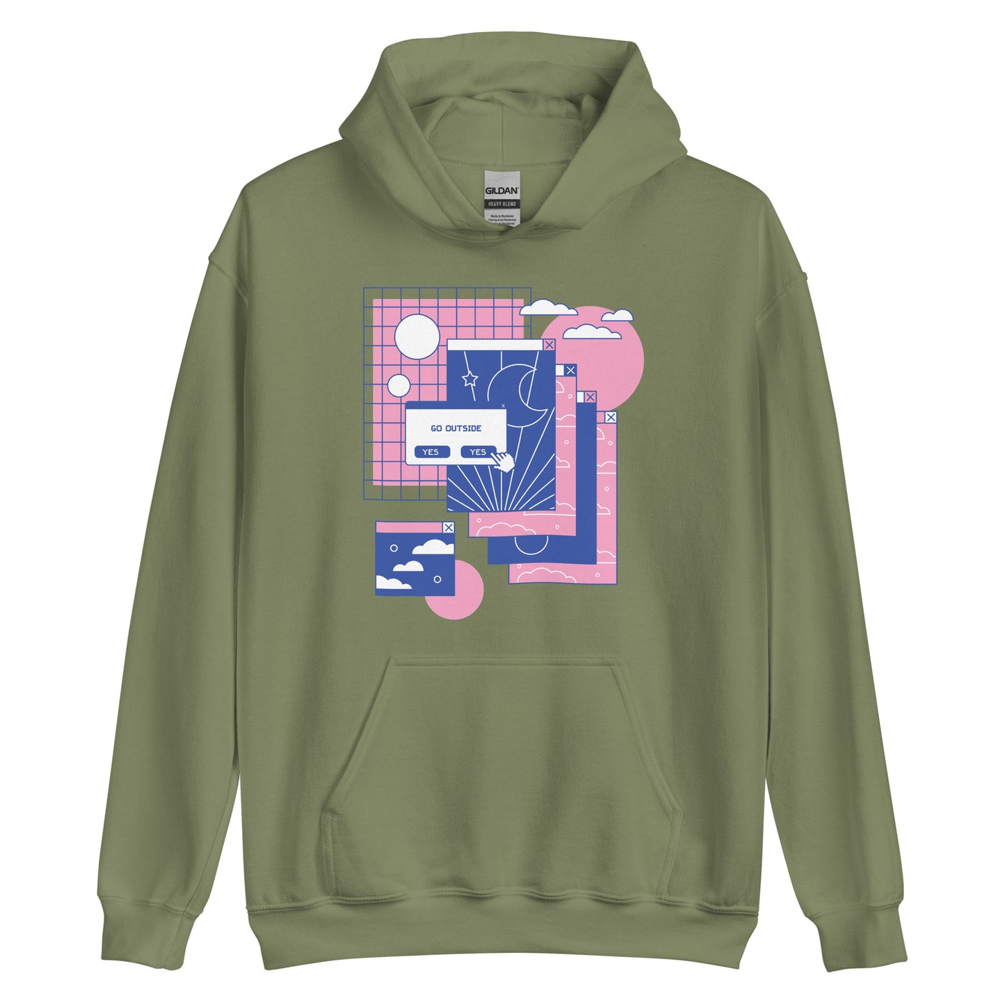 "Go Outside? Yes or Yes. "Unisex Hoodie