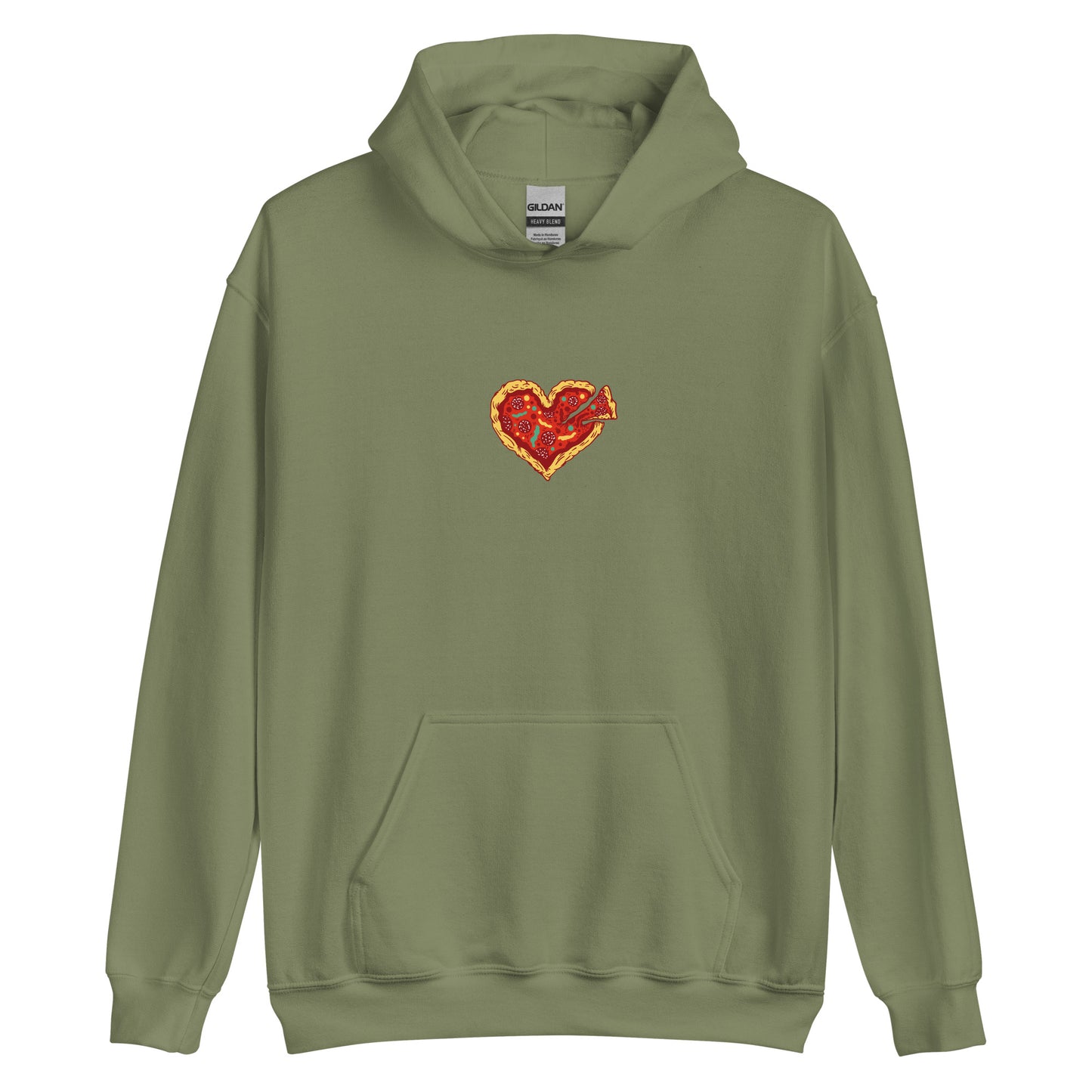 Pizza-heart Unisex Hoodie