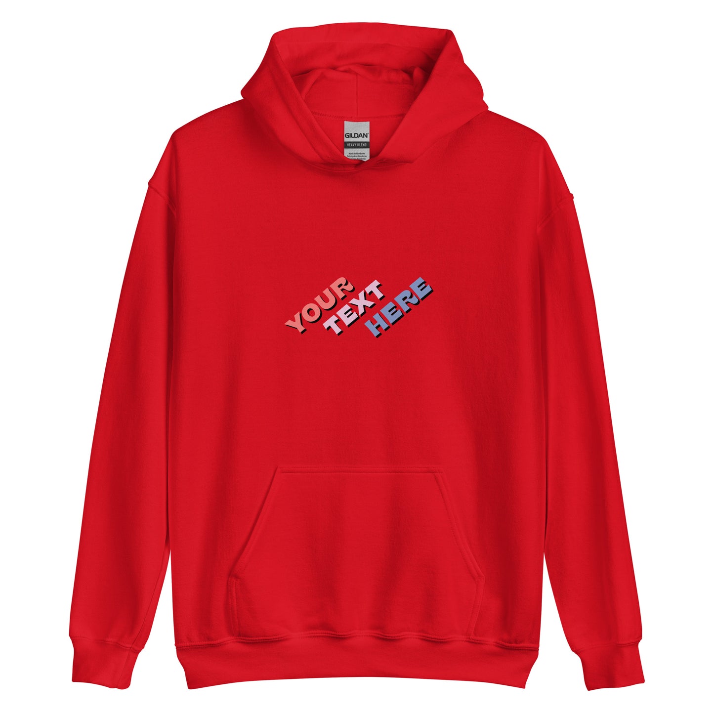 [Customizable text] Unisex hoodie - DTG Printing