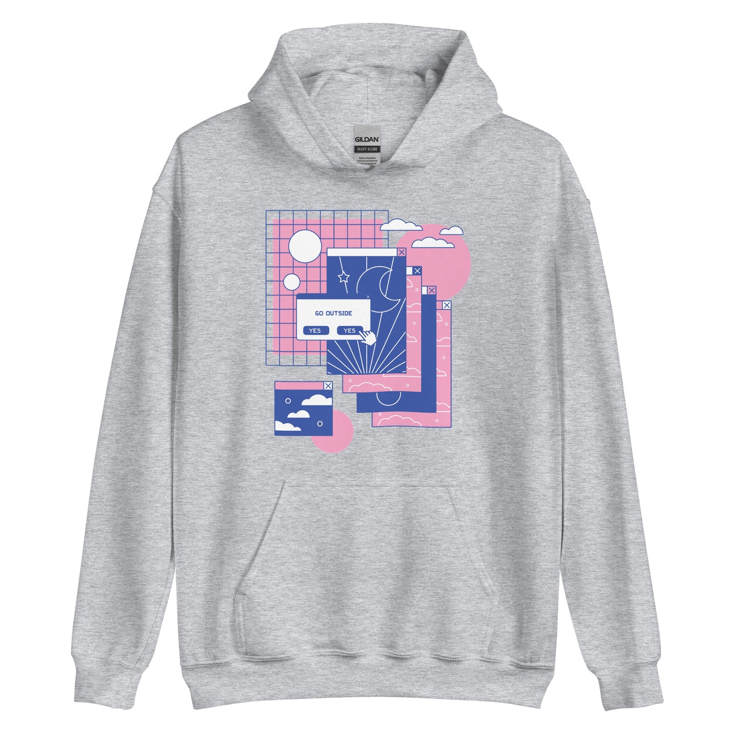 "Go Outside? Yes or Yes. "Unisex Hoodie