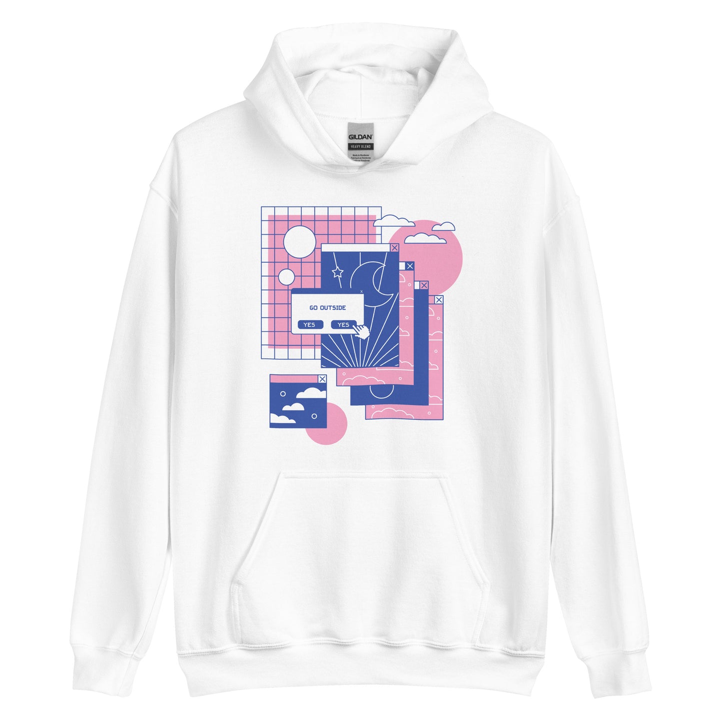 "Go Outside? Yes or Yes. "Unisex Hoodie