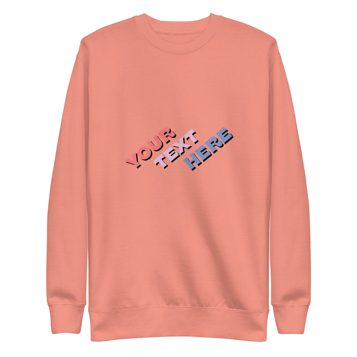 [Customizable text] Unisex sweatshirt - DTG Printing