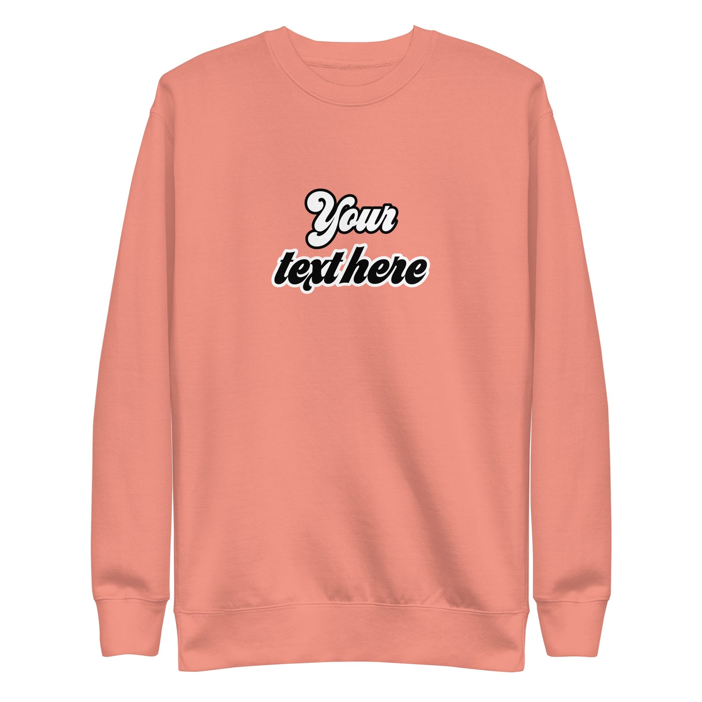 [Customizable text] Unisex sweatshirt - DTG Printing