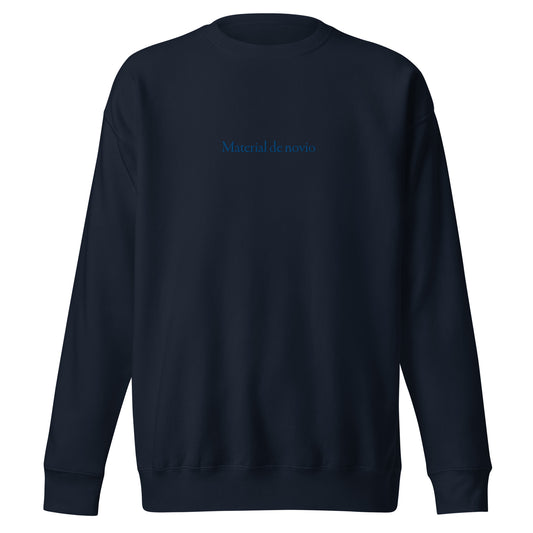 [Customizable text] Unisex Premium Sweatshirt -Embroidery