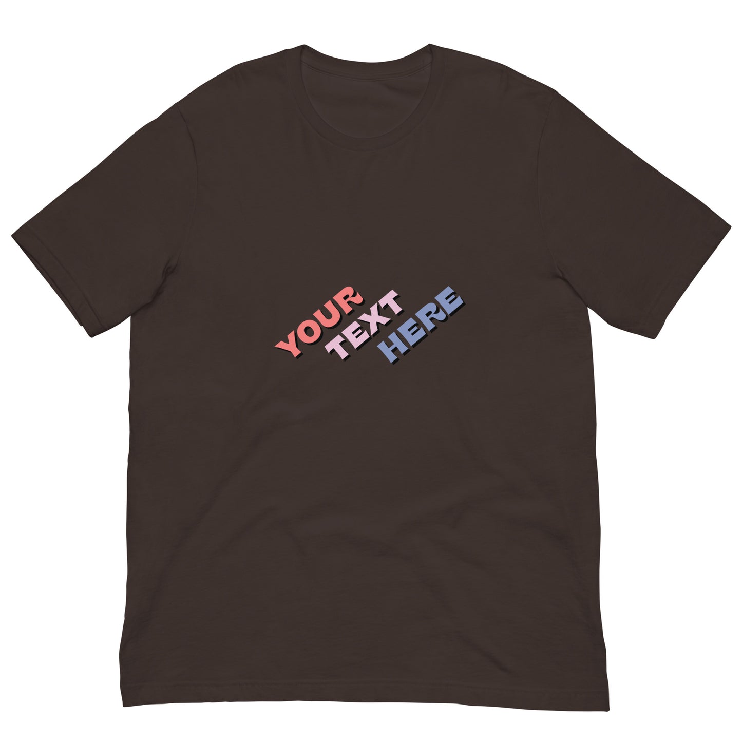 [Customizable text] Unisex T-shirt - DTG Printing