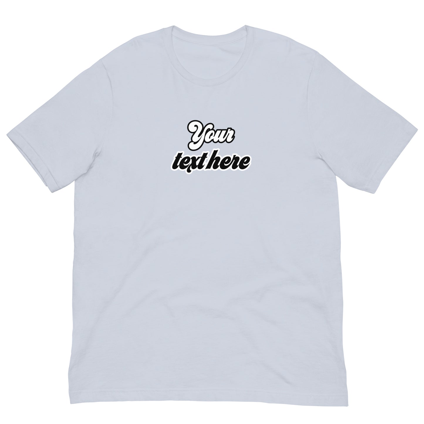 [Customizable text] Unisex T-shirt - DTG Printing