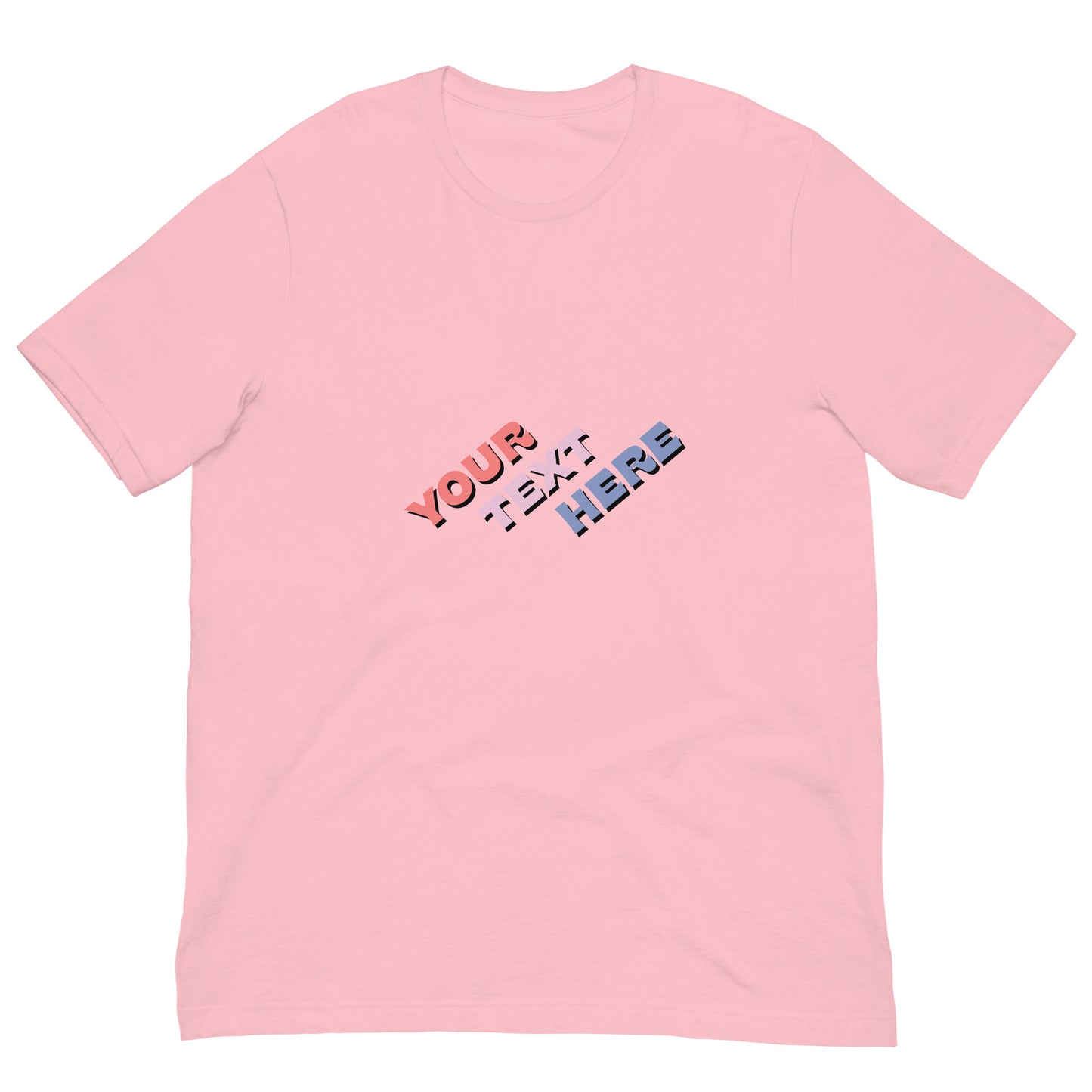 [Customizable text] Creamy Palette Unisex T-shirt - DTG Printing