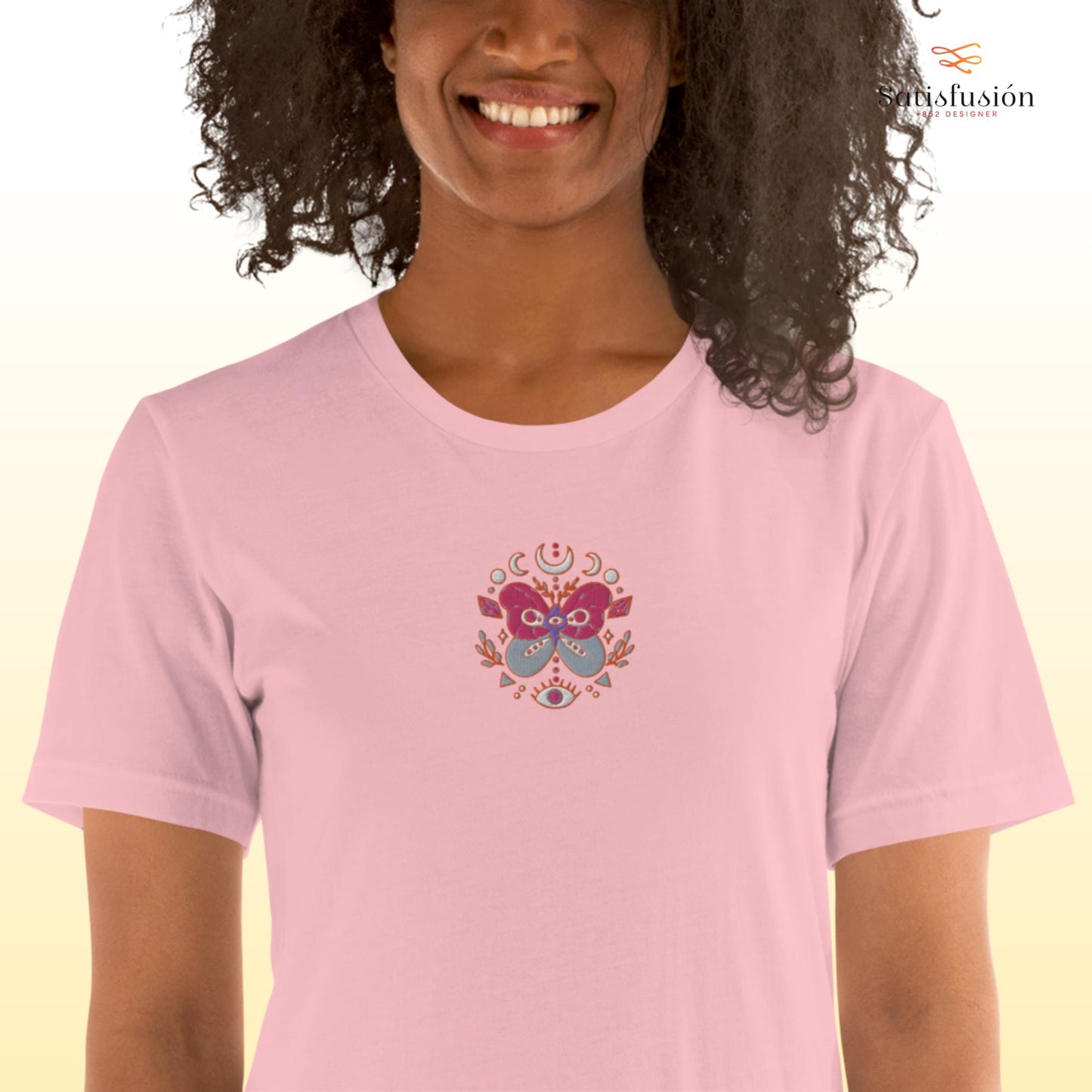 [Customizable] Creamy palette Unisex T-shirt -Embroidery